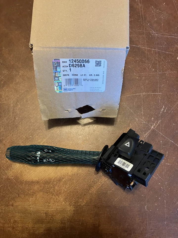 Interruptor de señal de giro delantero AC Delco 12450066 D6298A para Chevy Olds Yukon Avalanche Foto 1 de 1