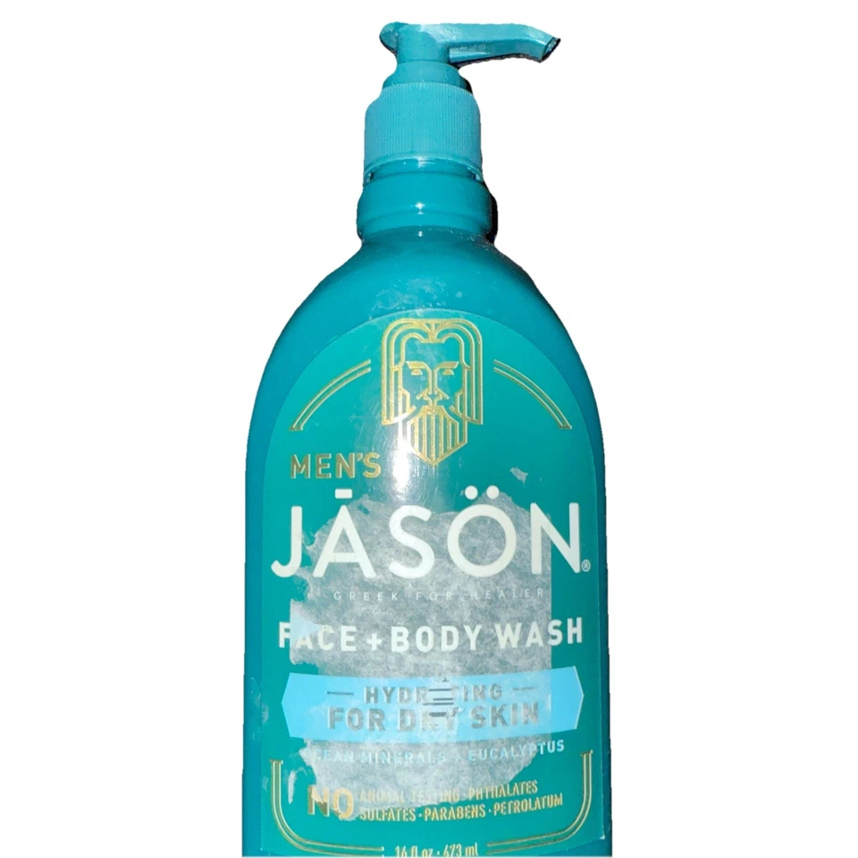 Jabón facial y corporal calmante 2 en 1 16 OZ de Jason Natural Products Foto 1 de 1