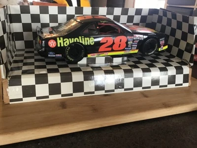 #28 Davy Allison 1993 Havoline escala 1/18 Thunderbird Foto 1 de 3