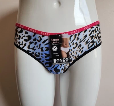 Bonds Ladies WREE S5G Second Skin Printed Icons Cheeky Brief Size 20 New - image 1 of 4