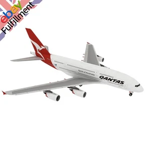 1/300 A380 Qantas Airways Civil Airliner Paper Model Unassembled Aircraft DIY - Picture 1 of 10