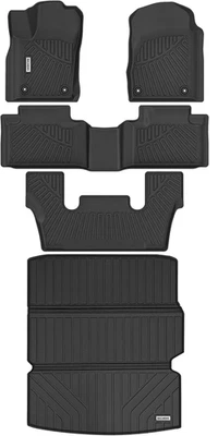 Bacheng Floor Mats & Cargo Liner for 16-24 Dodge Durango, All Weather Foto 1 de 4