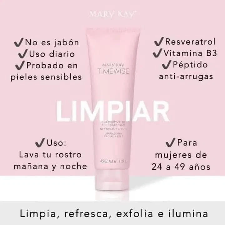 Mary Kay Timewise Age Minimize 3D Cleanser-Combination for Oily Skin - Image 1 of 2