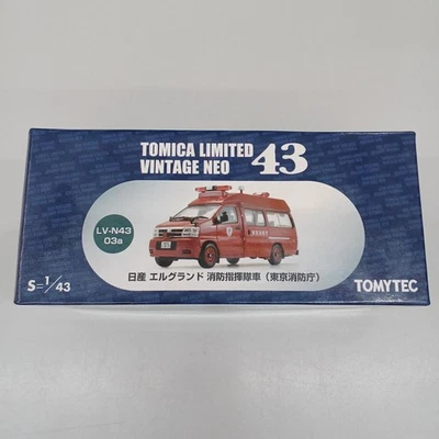 Vehículo Tomica TOMY TEC Elgrand Fire Command Foto 1 de 4