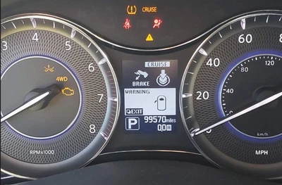 QX80 2016-2017 OE velocímetro calibre clúster 99 k millas Infiniti Foto 1 de 4