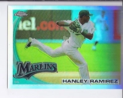 2010 Topps Chrome Refractors #153 Hanley Ramirez - BB - Image 1 of 2