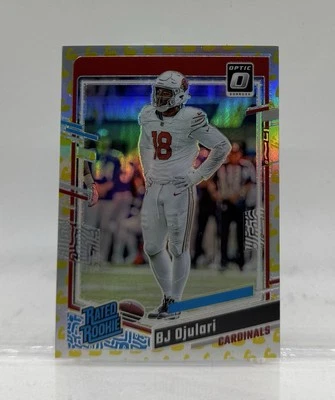 2023 BJ Ojulari Panini Optic Rated Rookie Flex Emoji Prizm /149 #201 Cardinals - Image 1 of 2