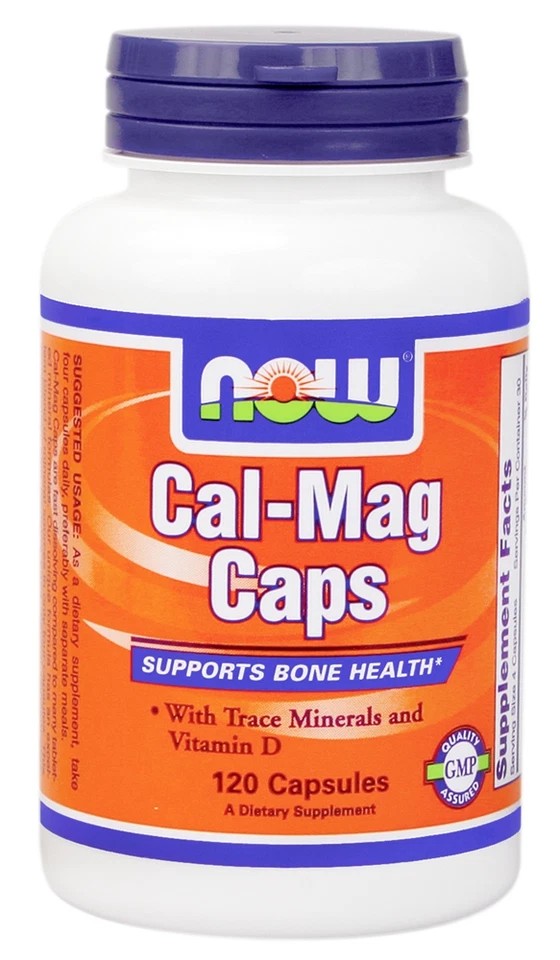 NOW Foods Cal-Mag Caps 240 Capsules