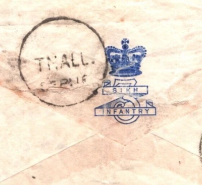 GUERRAS AFGANAS India *NWFP* MILITAR QV 3ª Cubierta Sikhs *THALL* 1879 Surrey KA483 Foto 1 de 4