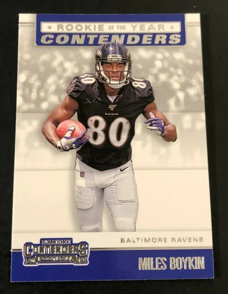 2019 Panini Rookie of the Year Contenders RC MILES BOYKIN Ravens - Image 1 of 1