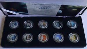 Sistema Solar Planetas - Islas Cook 10x5 Centavos 2000, Juego de monedas esmaltadas - Imagen 1 de 5