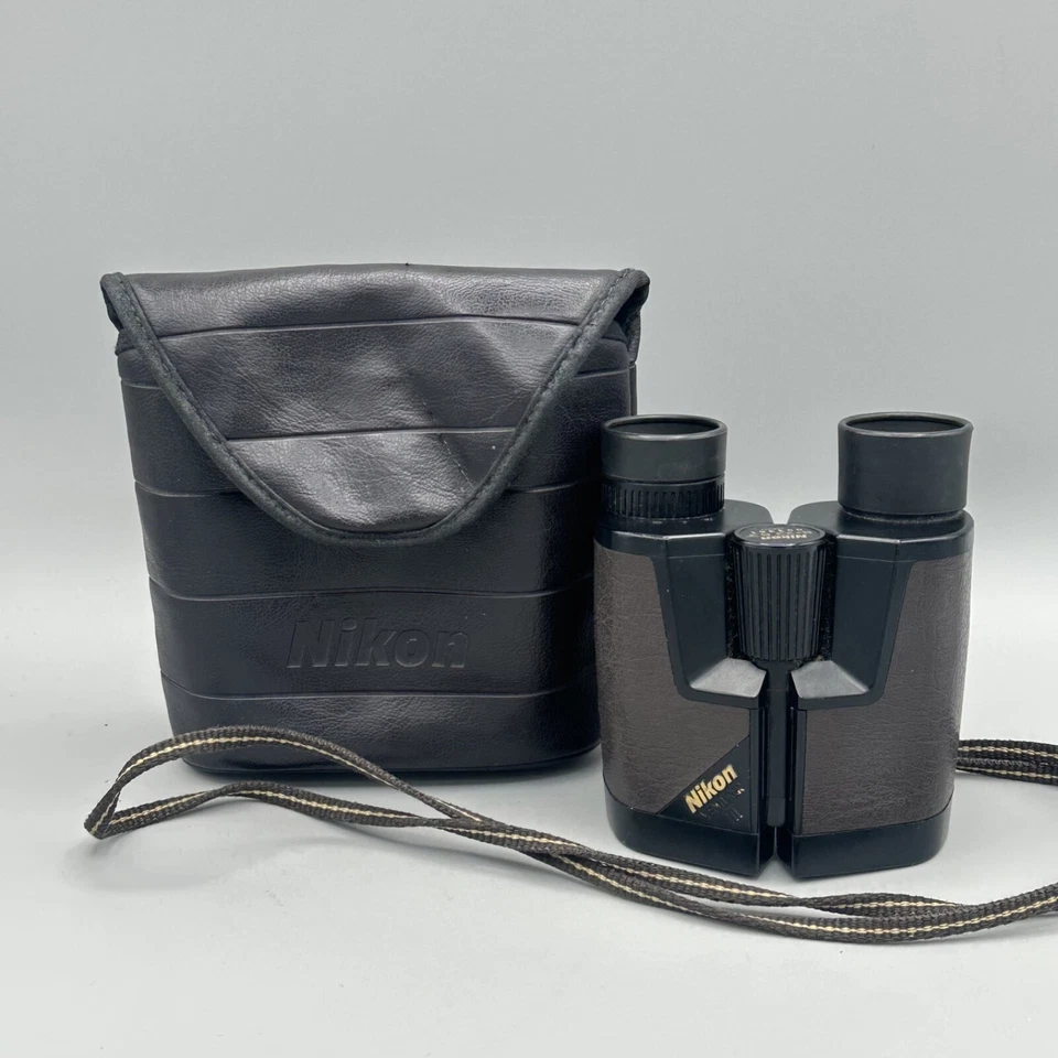 Nikon Venturer II Binoculars 8X23 6.3 Degree w/ Original Nikon Soft Case & Strap - Image 1 of 4