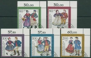 Bund 1993 Deutsche Trachten 1696/00 esquina 2 sellados (E2180) - Imagen 1 de 1