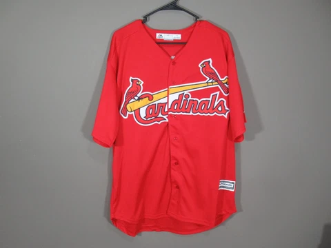 Paul Goldschmidt #46 St. Louis Cardinals Majestic Cool Base Jersey Red Sz Large Cover