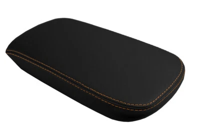 Se adapta a Chrysler 200 2011-2014 PVC Cuero Consola Tapa Apoyabrazos Cubierta Puntada Naranja Foto 1 de 4