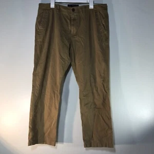 American Eagle Tan 100% Cotton Relaxed Straight Pants Mens Size 36X32 - Picture 1 of 10