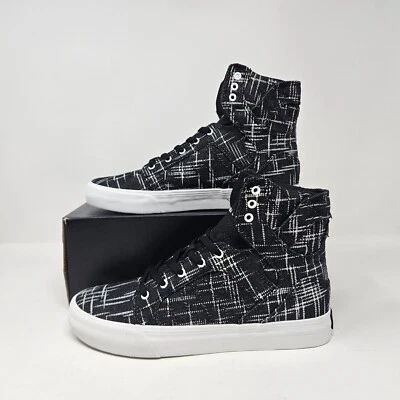Zapatos de skate Supra Skytop 'negro/plateado' para niños / 58002-913-M / talla 5 Foto 1 de 4