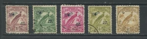 New Guinea 1932-34 various Airmails to 6d used - Foto 1 di 1