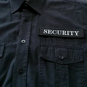 SECURITY Officer Guard Removable Embroidered Patch Badge Hook & Loop - Picture 1 of 7