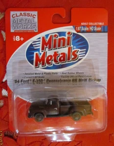 1/87 CMW 1954 Ford F-350 Railroad MOW Pickup - Maroon Red - Picture 1 of 2