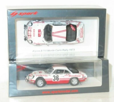 1/43 Alpine Renault  A110 Defense Mondiale Rally Monte Carlo 1973 #36 B.Wollek - Image 1 of 4