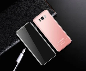 S10 Luxury Ultra Thin Cell phone Dialer Dual SIM GSM Pocket Mini Bluetooth Phone - Picture 1 of 15