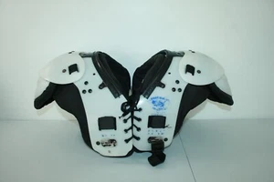 Football America US XL Youth Shoulder Pads 16-17" 35-36" 110-140 Lbs White - Picture 1 of 14