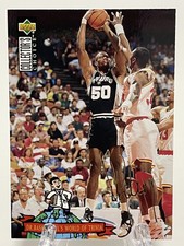 1994-95 Collectors Choice International #403  David Robinson Gold Signature