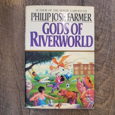 The Gods Of Riverworld: Philip José Farmer Signed 1st HC Ptg  Putnam 1983 Fine - Image 1 of 4