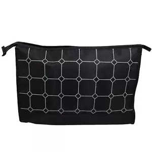 Travel Toiletry Cosmetic Makeup Bath Shower Wash Shaving Bag - Black - Picture 1 of 3