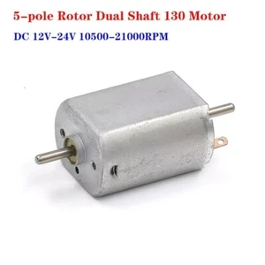 Mini 5-Pole FK-130 Electric Motor DC 12V 18V 24V High Speed for HO Slot Car Boat - Picture 1 of 6