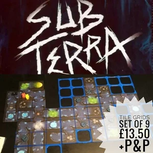 Juego de Mesa Sub Terra - Impreso en 3D 3 x 3 Azulejos Rejilla - 30 Colores Disponibles - Imagen 1 de 33