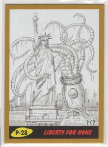 2017 Mars Attacks The Revenge Gold #28 Liberty for None /2 - NM-MT - Picture 1 of 1