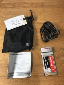 compaq firewire pcmcia cardbus cpqfwcb With Cable And Carrying Bag Untested - Picture 1 of 13
