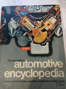 AUTOMOTIVE ENCYCLOPEDIA By GOODHEART-WILCOX & 3 PCS. FREE CAR CARE MANUALS - Picture 1 of 12