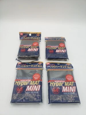 4 Paquetes KMC SMALL HYPER MAT NEGRO Tarjeta Barrera FLEGAS NUEVO Matte Deck Prot Mini. Foto 1 de 4