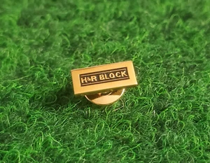 H & R Block -  Hat, Vest, Lapel or Tie Gold Pin, H & R Block Employees - Picture 1 of 1