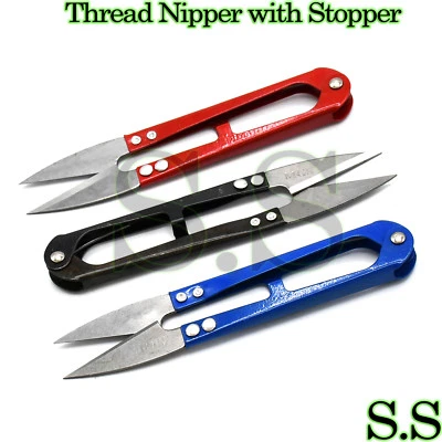 3pc 4" Bon-Sai Thread Nipper with Stopper Bonsai Pruner Bud Leaf Flower Trimmer - Image 1 of 3