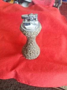 Estate Find Hawaiian Poi Pounder lava rock table lighter Green Cool Unique  - Picture 1 of 13