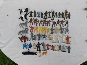 Vintage 1950/60er Marx MPC Banditen/Cowboy/Indianer, Militär, Ritter + andere - Bild 1 von 16