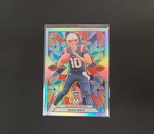 2024 Panini Mosaic Drake Maye Stained Glass RC SSP #SG-18 Patriots Rookie Card - Picture 1 of 12