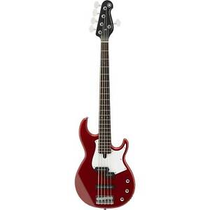 Yamaha BB235 5 String Raspberry Red Gloss Finish Electric Bass