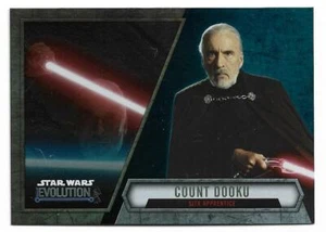 2016 Topps Star Wars Evolution Blue Lightsaber Parallel #98 Count Dooku - Picture 1 of 1