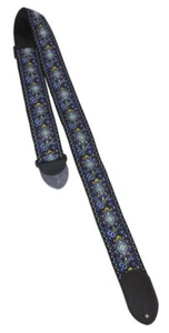 PEAVEY NYLON 2" Jacquard 2" Guitar Strap - Blue - Picture 1 of 1
