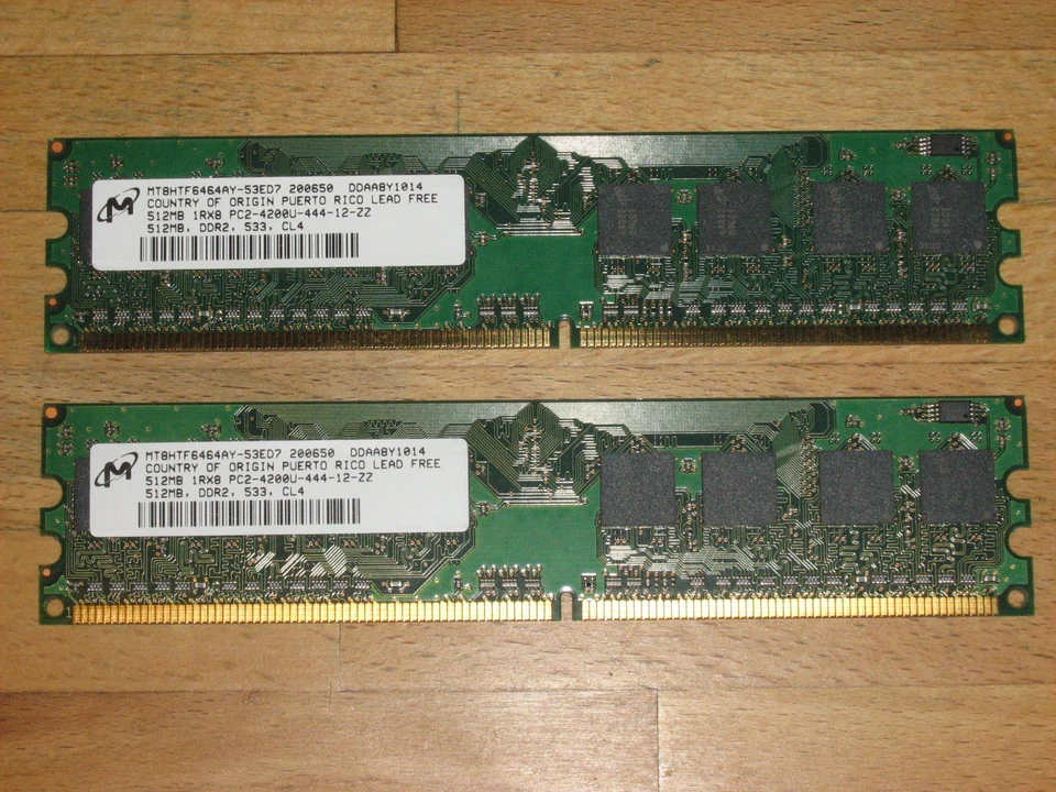 512MB (2 x 256MB) AP-PMDDR2-256 DDR2 533MHz CL4 - Immagine 1 di 1