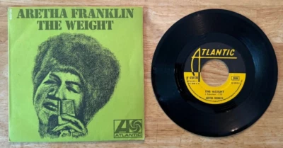 45 7" FRENCH SP ARETHA FRANKLIN THE WEIGHT - Image 1 of 2