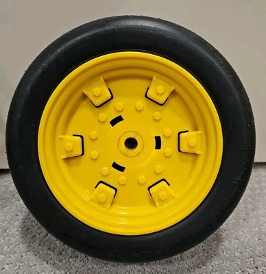 Peg Perego John Deere Stakeside Trailer Replacement Part Wheel Kids Toy Children - Image 1 of 4