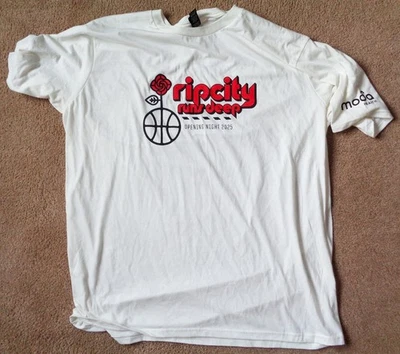 DISTRICT Portland Trailblazers 2025-26 T-SHIRT Game Handout HOME OPENER Blazers SGA