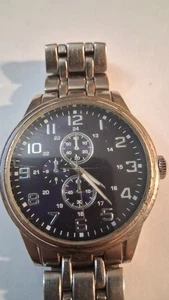 Vintage Chronograph Analog Men's Watch New Battery - Picture 1 of 5