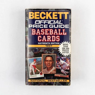 Vintage Beckett The Official Price Guide Baseball Cards 16th Edition 1996 PB - Image 1 of 4